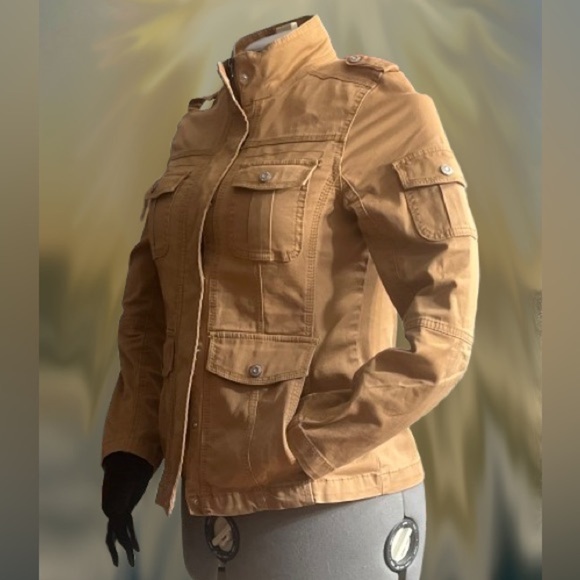 Wmns “Kensi Jeans”, military/safari style jacket. Wmns Sz 10 - Picture 2 of 4